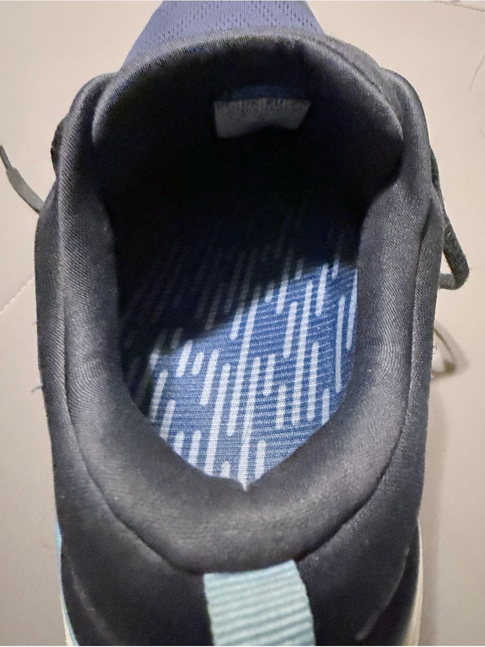 Hoka Navy and Teal Lace-Up Running Shoe - Picture 13 of 16